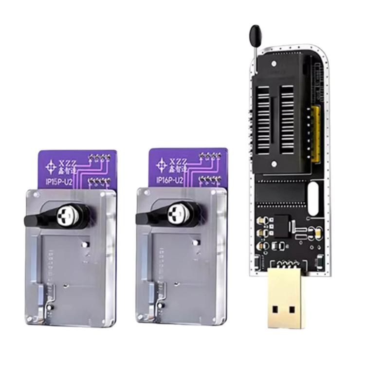 Dispositivo di lettura e scrittura del chip di ricarica XZZ U2 con programmatore CH341A per iPhone 15 Pro / 15 Pro Max / 16 Pro, 3 in 1