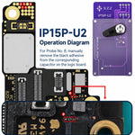 Dispositivo di lettura e scrittura del chip di ricarica XZZ U2 con programmatore CH341A per iPhone 15 Pro / 15 Pro Max / 16 Pro, 3 in 1