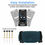 Supporto da parete universale per altoparlanti TXEsign, supporto per soundbar in metallo con cinghie regolabili., Style 1