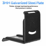 Supporto da parete universale per altoparlanti TXEsign, supporto per soundbar in metallo con cinghie regolabili., Style 1