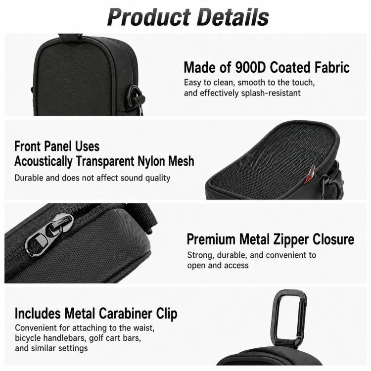 TXEsign Custodia per JBL GO 5 / 4 / 3 / 2 Borsa per altoparlante portatile con tracolla, For JBL GO 5 / 4 / 3 / 2