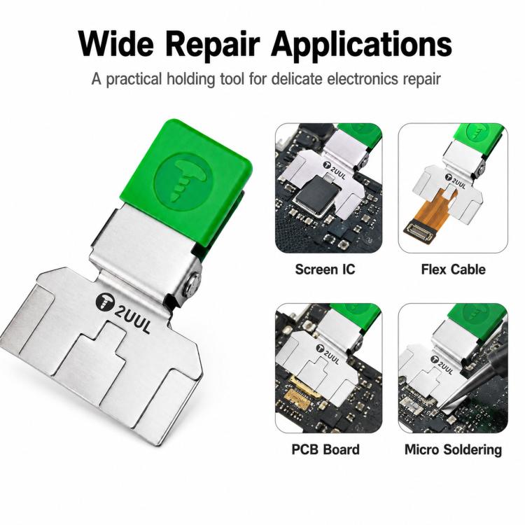 Dispositivo di fissaggio per nastro IC dello schermo per dissaldatura PCB, morsetto di saldatura per riparazione di schede madri di dispositivi mobili, FC01