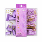 Set combinato per ufficio con fermagli e graffette.