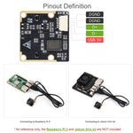 Waveshare OS05A20 5MP USB Camera Module C Type 91.7-degree FOV Distortion-free Lens, 35565