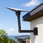 Per Starlink Gen 3 Staffa di montaggio a parete telescopica per tetto, asta in acciaio ad angolazione regolabile, Telescopic Roof Wall Mount