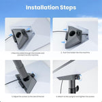 Adattatore per tubo Starlink Mini, supporto per palo resistente alle intemperie per tetto e parete di camper., Pipe Adapter
