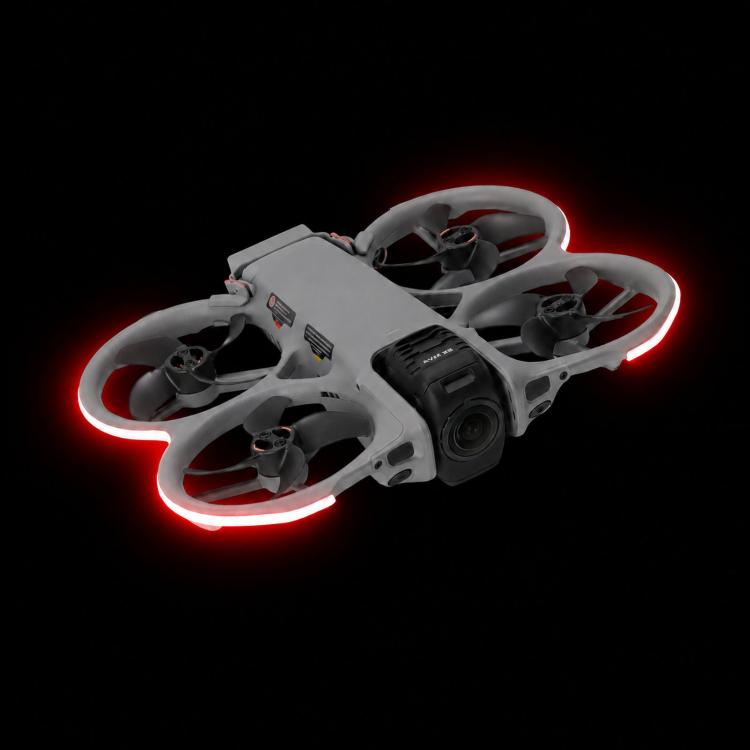 Kit di strisce LED per volo notturno DJI Avata 360 RCSTQ con 3 livelli di luminosità e lampada di sicurezza ricaricabile.