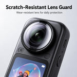 Protezione per obiettivo Insta360 X6 PC, tappo per obiettivo ad alta definizione antigraffio., PC