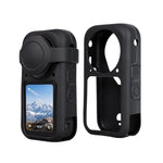 Custodia protettiva in silicone e copriobiettivo per Insta360 X6, set con corpo morbido., Silicone Case