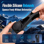 Custodia protettiva in silicone e copriobiettivo per Insta360 X6, set con corpo morbido., Silicone Case