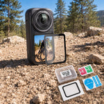 Pellicola protettiva in vetro temperato ultra trasparente a copertura totale per Insta360 X6., 1 Set, 2 Sets