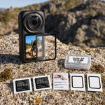 Pellicola protettiva in vetro temperato ultra trasparente a copertura totale per Insta360 X6., 1 Set, 2 Sets