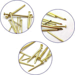 Kit assortimento di chiodi per appendere quadri, 350 pezzi/scatola, 5 misure, set di chiodi per ferramenta