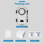 Custodia subacquea invisibile impermeabile a sgancio rapido magnetico per Insta360 X6, resistente fino a 60 m/197 piedi, con inserti antiappannamento., Magnetic Quick Release