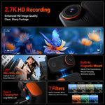 SC05 Mini Action Camera Magnetica 2K HD Videocamera per vlog con grandangolo a 120° e schermo da 1,45 pollici