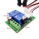 Regolatore di velocità PWM per motore CC 6V / 12V / 24V, con funzione avanti/indietro e pulsanti.