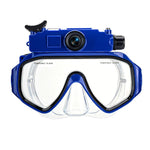 Videocamera d'azione HD FSD191 con occhialini da immersione 15M e connettività Wi-Fi per snorkeling, nuoto, foto e video.