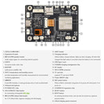 WAVESHARE 35066 ESP32-C6 Scheda di sviluppo con display touch capacitivo IPS da 2,8 pollici, Wi-Fi 6 integrato, Bluetooth 5, 35066