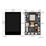 WAVESHARE 35066 ESP32-C6 Scheda di sviluppo con display touch capacitivo IPS da 2,8 pollici, Wi-Fi 6 integrato, Bluetooth 5, 35066