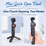Mini treppiede a sgancio rapido, supporto da tavolo e impugnatura per action camera DJI / Insta360 / GoPro serie HERO