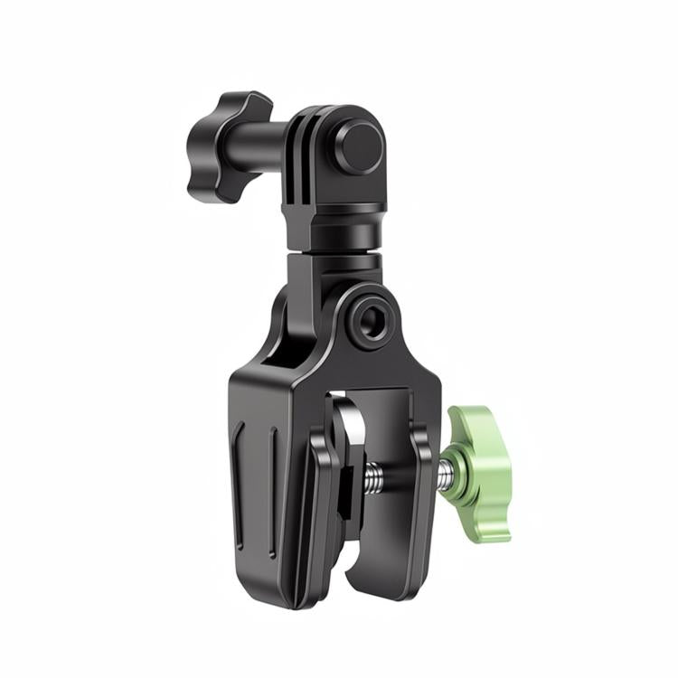 Supporto per telecamera da parabrezza per moto con rotazione a 360 gradi e clip di fissaggio per DJI, Insta360, GoPro e altre action camera.