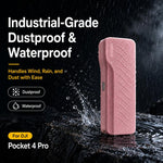 Custodia protettiva rigida per DJI Pocket 4P con 3 alloggiamenti per filtri e 2 porta schede SD.
