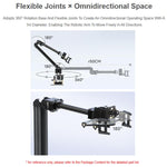 WAVESHARE 3+1 DOF High-Torque Serial Bus Servo Desktop Robotic Arm Kit Supports Flexible Expansion Wireless Control, US Plug, UK Plug, EU Plug