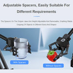 WAVESHARE 3+1 DOF High-Torque Serial Bus Servo Desktop Robotic Arm Kit Supports Flexible Expansion Wireless Control, US Plug, UK Plug, EU Plug
