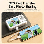 Videocamera digitale HD portatile C35 con filtro bellezza CCD per vlog, 64 megapixel.