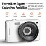Videocamera digitale HD portatile C35 con filtro bellezza CCD per vlog, 64 megapixel.