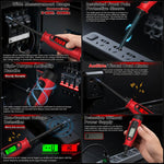 Tester di tensione digitale a forma di cacciavite, 3V-500V CA, rilevatore di tensione senza contatto a penna, HABOTEST  HT95B-PH1, HABOTEST  HT95B-SL5