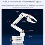 WAVESHARE SO-ARM101 Braccio robotico open-source a 6 assi con servo bus ad alta coppia, US Plug, UK Plug, EU Plug