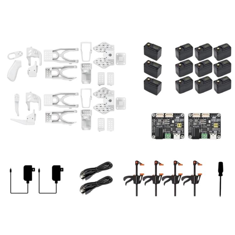 WAVESHARE SO-ARM101 Braccio robotico open-source a 6 assi con servo bus ad alta coppia, US Plug, UK Plug, EU Plug