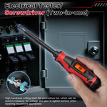Tester di tensione digitale a forma di cacciavite, 6V-390V CA, rilevatore di tensione senza contatto a penna, HABOTEST HT95A-SL5, HABOTEST HT95A-PH1