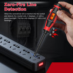 Tester di tensione digitale a forma di cacciavite, 6V-390V CA, rilevatore di tensione senza contatto a penna, HABOTEST HT95A-SL5, HABOTEST HT95A-PH1