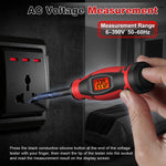 Tester di tensione digitale a forma di cacciavite, 6V-390V CA, rilevatore di tensione senza contatto a penna, HABOTEST HT95A-SL5, HABOTEST HT95A-PH1