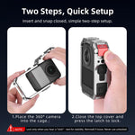 Gabbia protettiva per obiettivo e cornice per fotocamera DJI Osmo 360 II Flymile