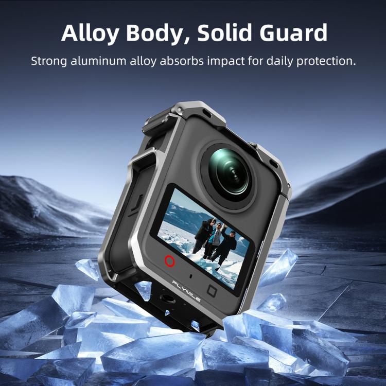 Gabbia protettiva per obiettivo e cornice per fotocamera DJI Osmo 360 II Flymile