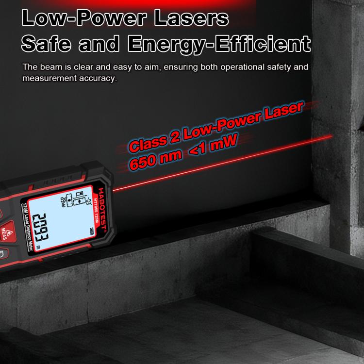 Misuratore di distanza laser con doppia livella elettronica, strumento di misurazione laser digitale ad alta precisione, HABOTEST HT7050-50M, HABOTEST HT7050-80M, HABOTEST HT7050-120M