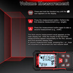 Misuratore di distanza laser con doppia livella elettronica, strumento di misurazione laser digitale ad alta precisione, HABOTEST HT7050-50M, HABOTEST HT7050-80M, HABOTEST HT7050-120M