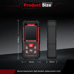 Misuratore di distanza laser con doppia livella elettronica, strumento di misurazione laser digitale ad alta precisione, HABOTEST HT7050-50M, HABOTEST HT7050-80M, HABOTEST HT7050-120M