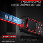 Misuratore di distanza laser con doppia livella elettronica, strumento di misurazione laser digitale ad alta precisione, HABOTEST HT7050-50M, HABOTEST HT7050-80M, HABOTEST HT7050-120M