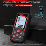 Misuratore di distanza laser con doppia livella elettronica, strumento di misurazione laser digitale ad alta precisione, HABOTEST HT7050-50M, HABOTEST HT7050-80M, HABOTEST HT7050-120M