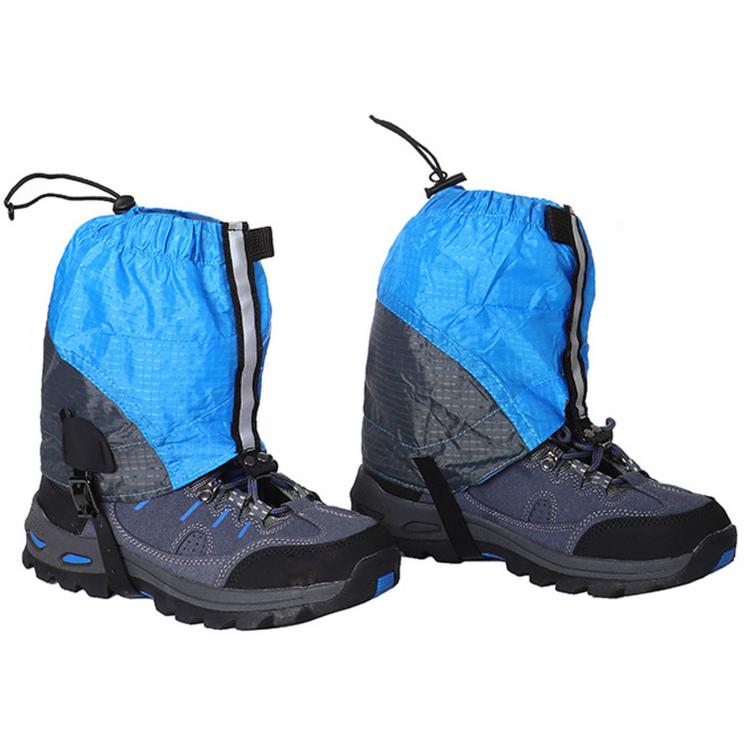 1 paio di copriscarpe AOTU AT8917 con striscia riflettente per alpinismo, escursionismo, impermeabili, da neve e sabbia, ideali per il deserto.