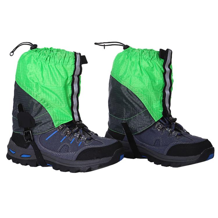 1 paio di copriscarpe AOTU AT8917 con striscia riflettente per alpinismo, escursionismo, impermeabili, da neve e sabbia, ideali per il deserto.