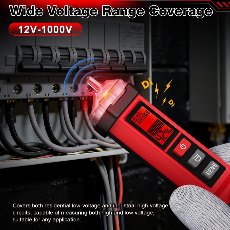 Penna tester di tensione digitale senza contatto HABOTEST 12V-1000V CA, rilevatore di tensione digitale, HT102B