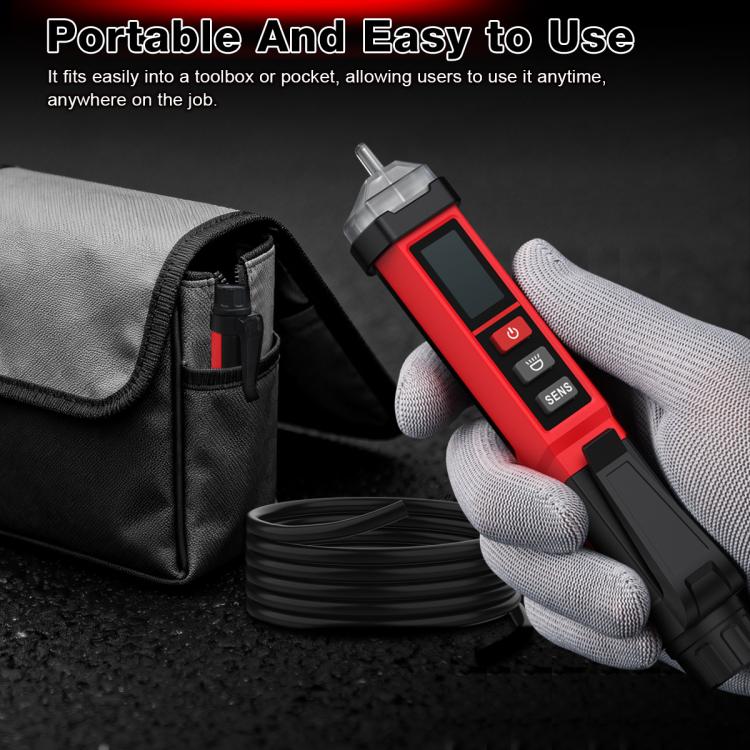 Penna tester di tensione digitale senza contatto HABOTEST 12V-1000V CA, rilevatore di tensione digitale, HT102B