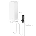 Misuratore di temperatura e umidità wireless intelligente Tuya, Wifi No Screen & Probe, Zigbee No Screen & Probe, Wifi No Screen With Probe, Zigbee Wifi No Screen With Probe