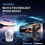Proiettore portatile WiFi HY300proMax per Android, con funzione di proiezione HD wireless per dispositivi mobili., US Plug, EU Plug, UK Plug, AU Plug