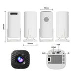 Proiettore intelligente S40 per casa, camera da letto, soggiorno, proiettore portatile HD, US Plug, UK Plug, EU Plug, AU Plug